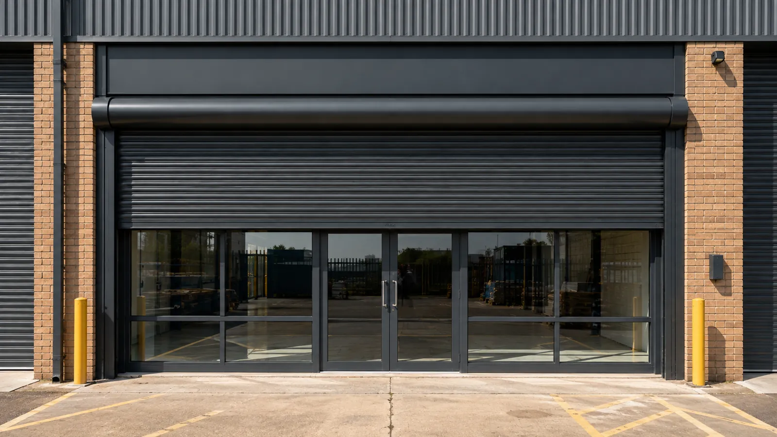 Shopfronts & Shutters - illustrative image of a finished commercial frontage