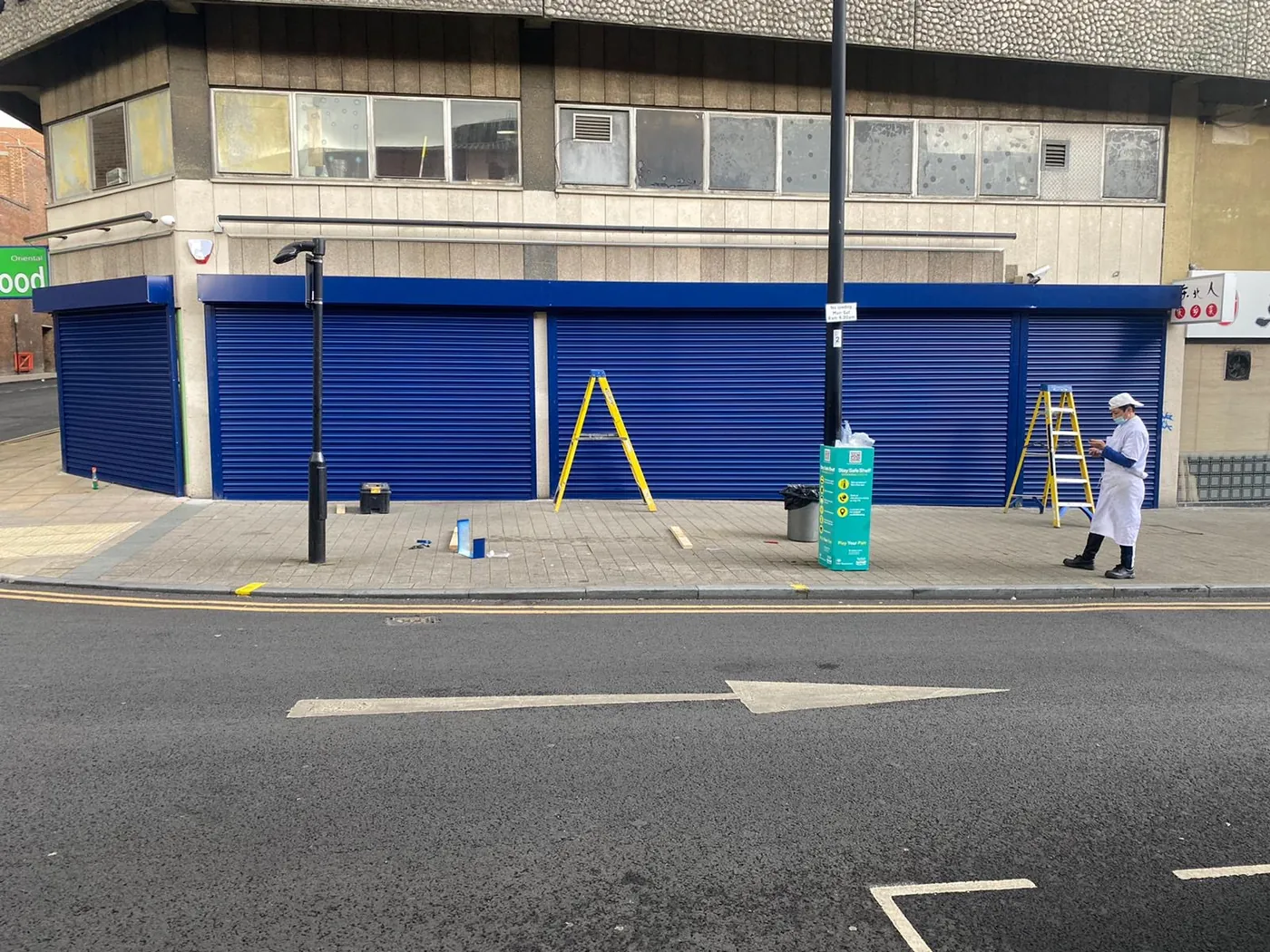 Work in progress on one of our jobs
